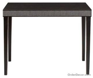 Contemporary Hall Table, Console/Sofa, Black, Modern Design Wood