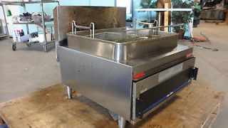 STAINLESS STEEL STAR MAX COUNTER TOP TWO BASKETS NATURAL GAS FRYER