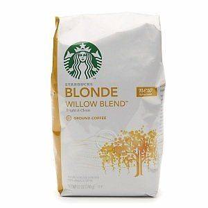 Starbucks Blonde Willow Blend Coffee 4.5 lbs 6 12 oz bags