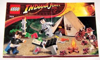 Indiana Jones Lego Jungle Duel 7624 Instructions Only