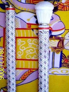   Ornate Fashionable walking stick Figurine vintage folding indian cane