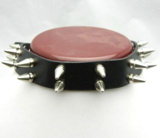Double Row Metal Spike Punk EMO Biker Gothic Collar Choker Necklace 