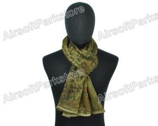 Tactical Multifunctional Camouflage Scrim Scarf Face Mask German 