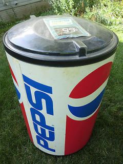 Pepsi Cola Party Large Plastic Can Cooler 37 Inches Tall