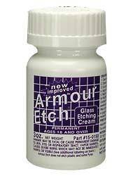 Armour Etch Glass Etching Cream 3oz. Great with Cricut