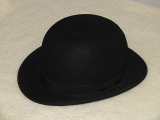 borsalino hut hat fedora (bowler) rare vintage   7  56