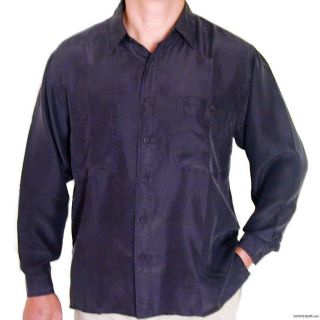 mens silk shirts in Casual Shirts
