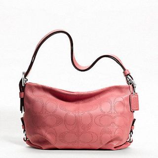 perforated leather handbag in Handbags & Purses