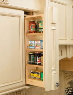 Kitchen Wall Cabinet Organizer 6x 36 Wall Cabinet Filler Pullout 