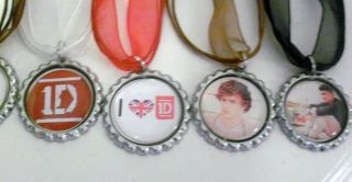   DIRECTION ASSORTED BOTTLECAP NECKLACES Set of 10   Great for Parties