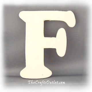 Letter F Plywood unfinished wood home Decor