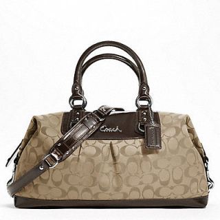 ashley signature sateen large satchel in Handbags & Purses