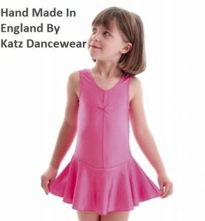   Ballet Dance Leotard With Skirt All Colours & Sizes KDR005 By Katz