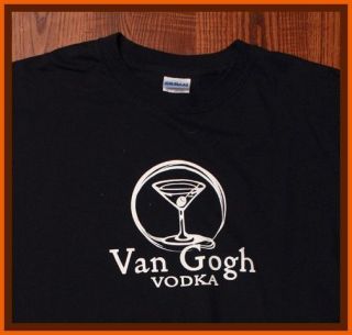 SALE TEE Van Gogh Vodka Beverages T Shirt Large