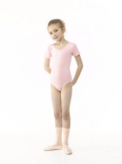 Girls Ballet Dance Leotard Cotton Short Sleeve RAD