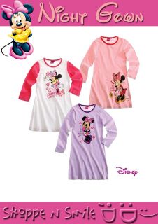   Mouse Night Gown Dress Nightie Pyjama Nightwear 12M 24M 3 4 5 6 7 8