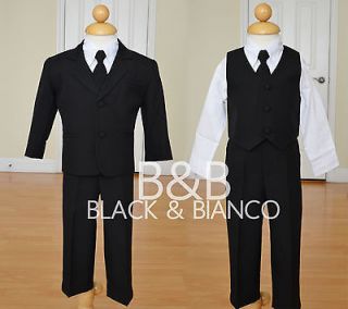   Piece Suit Tie Wedding Special Occasion Outfit Size 2 3 4 5 6 7