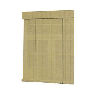 AMBRIA Bamboo Matchstick Roller Shade   30W x 72L   Willow   Roll Up 