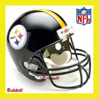 PITTSBURGH STEELERS NFL DELUXE REPLICA FULL SIZE FOOTBALL HELMET by 