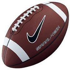 NIKE SPIRAL TECH FOOTBALLS  3 SIZES AVAILABLE  YOUTH, JR, PEE WEE