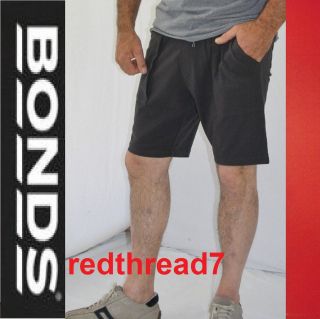 Bonds New Mens Cargo Pocket Long Shorts Pants Grey Black Sz S 14 M 16 