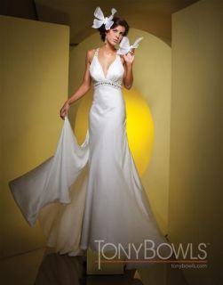   by TONY BOWLS 111512 PROM SPECIAL OCCASION DRESS LIGHT GOLD SIZE 2