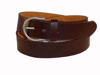NWT WOMEN/LADIES U SHAPE BUCKLE Leather Belt BROWN / 4 Sizes/ S / M 