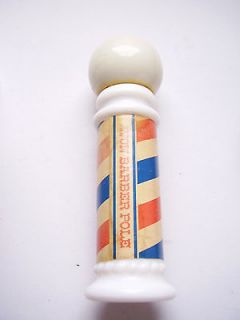   Avon Barber Pole*Wild Country After Shave*Glass Bottle/Ball w/Stripes