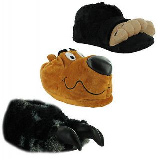  Flat Gift Doggy Hound Dog Novelty Slippers Sizes UK 7 8 9 10 11 12