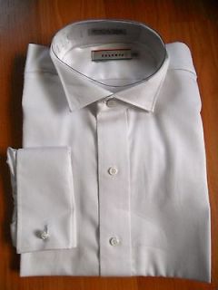   White Tuxedo Shirt 17 1/2 x 34 100% Fine Eygptian Cotton MSRP $70