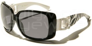 DG Polarised Zebra Ladies Sunglasses Polarized