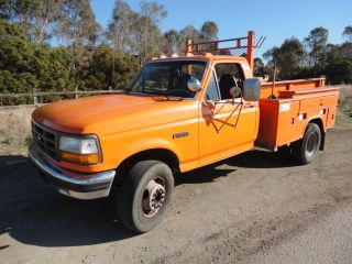   Superduty 1996 Ford F Superduty Dump Bed Utility Truck   Low Reserve