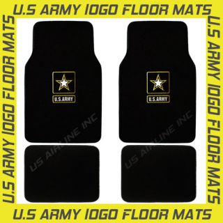 USA ARMY LOGO CARPET FLOOR MATS FOR CAR (PREMIUM) AAA+ (Fits Jaguar 
