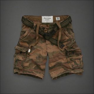 abercrombie camo cargo shorts in Shorts