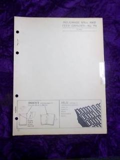 John Deere Mill/Feed Grinder Parts Catalog