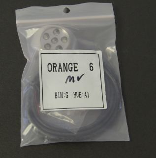 Orange Mini LED Accent Light CHROME 5 Pod Motorcycle/Chopper/Car Frame 