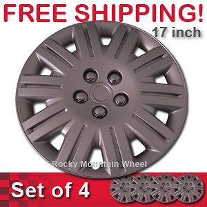 New Set of Replacement Aftermarket Universal 17 inch Hub Caps Wheel 