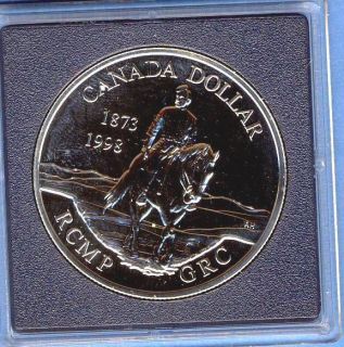 CANADA DOLLAR 1998 GEM PROOF 0.9250 SILVER COIN WITH PLASTIC COVER