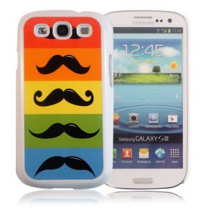 Direct  Five Moustache Dash  Design Case For Samsung Galaxy S3 