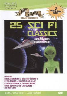 25 Sci Fi Classics DVD, 2010, 2 Disc Set