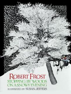 Stopping by Woods on a Snowy Evening by Robert Frost 1978, Hardcover 