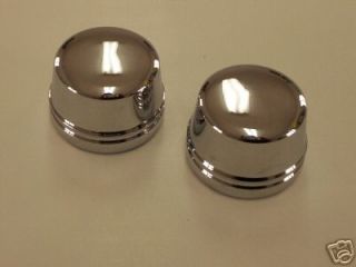 Chrome Front Axle Nut Covers Caps Harley Touring Models