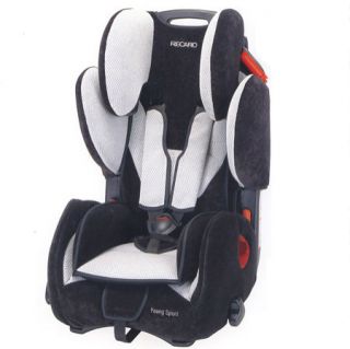 Recaro Young Sport   Black Skyblue Youth Car Seat
