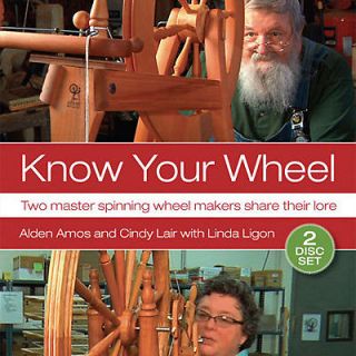 KNOW YOUR WHEEL 2 Master Spinning Wheel Makers Share Their Lore NEW 