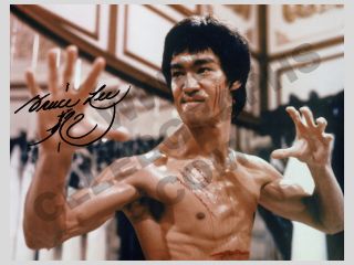 Bruce Lee Karate Ninja Dragon Movie Autograph Film Cell Collectable 2c 