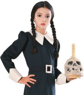 Child Girls The Addams Family Wednesday Wig Braided Costume Accessory 