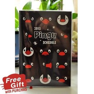 2012 2013 Pingu Schedule Book Monthly Planner Diary w/ Stickers Head 