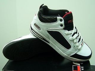 New FUBU Adair White/Black Athletic Shoes High Top Mens All Sizes