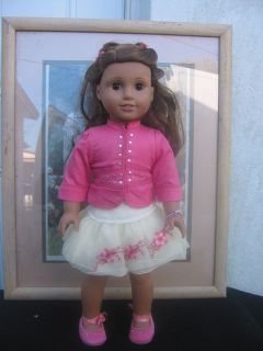 2008 Pleasant Company American Girl Doll 18 Brown Hair Brown Eyes 