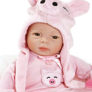 This Little Piggy, 11 Inch Lifelike Baby Doll in Vinyl (Weighted Body)